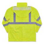 Load image into Gallery viewer, Glowear 8366 Class 3 Lightweight Hi-vis Rain Jacket, Polyester, 4x-large, Lime, Ships In 1-3 Business Days