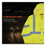 Load image into Gallery viewer, Glowear 8366 Class 3 Lightweight Hi-vis Rain Jacket, Polyester, 5x-large, Lime, Ships In 1-3 Business Days