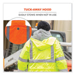 Load image into Gallery viewer, Glowear 8366 Class 3 Lightweight Hi-vis Rain Jacket, Polyester, Medium, Orange, Ships In 1-3 Business Days