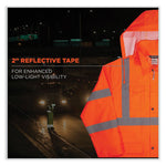 Load image into Gallery viewer, Glowear 8366 Class 3 Lightweight Hi-vis Rain Jacket, Polyester, Large, Orange, Ships In 1-3 Business Days