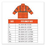 Load image into Gallery viewer, Glowear 8366 Class 3 Lightweight Hi-vis Rain Jacket, Polyester, 3x-large, Orange, Ships In 1-3 Business Days