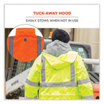 Load image into Gallery viewer, Glowear 8366 Class 3 Lightweight Hi-vis Rain Jacket, Polyester, 5x-large, Orange, Ships In 1-3 Business Days