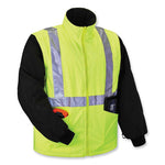Load image into Gallery viewer, Glowear 8385 Class 3 Hi-vis 4-in-1 Jacket, Large, Lime, Ships In 1-3 Business Days