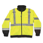 Load image into Gallery viewer, Glowear 8379 Class 3 Hi-vis Fleece Lined Bomber Jacket, Lime, 4x-large, Ships In 1-3 Business Days