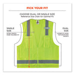 Load image into Gallery viewer, Glowear 8249z-s Single Size Class 2 Economy Surveyors Zipper Vest, Polyester, X-small, Lime, Ships In 1-3 Business Days