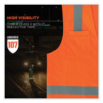 Load image into Gallery viewer, Glowear 8249z-s Single Size Class 2 Economy Surveyors Zipper Vest, Polyester, Small, Orange, Ships In 1-3 Business Days