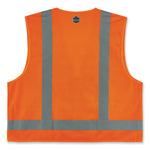Load image into Gallery viewer, Glowear 8249z-s Single Size Class 2 Economy Surveyors Zipper Vest, Polyester, 4x-large, Orange, Ships In 1-3 Business Days