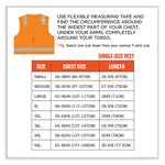 Load image into Gallery viewer, Glowear 8249z-s Single Size Class 2 Economy Surveyors Zipper Vest, Polyester, 4x-large, Orange, Ships In 1-3 Business Days