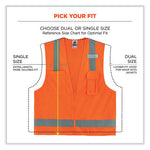 Load image into Gallery viewer, Glowear 8249z-s Single Size Class 2 Economy Surveyors Zipper Vest, Polyester, 4x-large, Orange, Ships In 1-3 Business Days