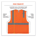Load image into Gallery viewer, Glowear 8210hl-s Single Size Class 2 Economy Mesh Vest, Polyester, Medium, Orange, Ships In 1-3 Business Days