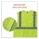 Load image into Gallery viewer, Glowear 8215ba-s Single Size Class 2 Economy Breakaway Mesh Vest, Polyester, Small, Lime, Ships In 1-3 Business Days