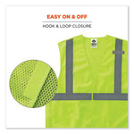 Load image into Gallery viewer, Glowear 8215ba-s Single Size Class 2 Economy Breakaway Mesh Vest, Polyester, Large, Lime, Ships In 1-3 Business Days