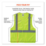 Load image into Gallery viewer, Glowear 8215ba-s Single Size Class 2 Economy Breakaway Mesh Vest, Polyester, Large, Lime, Ships In 1-3 Business Days