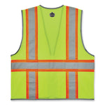 Load image into Gallery viewer, Glowear 8246z-s Single Size Class 2 Two-tone Mesh Vest, Polyester, 5x-large, Lime, Ships In 1-3 Business Days