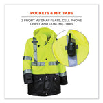 Load image into Gallery viewer, Glowear 8365bk Class 3 Hi-vis Rain Jacket Black Bottom, Medium, Lime, Ships In 1-3 Business Days