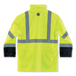 Load image into Gallery viewer, Glowear 8365bk Class 3 Hi-vis Rain Jacket Black Bottom, Large, Lime, Ships In 1-3 Business Days