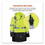 Load image into Gallery viewer, Glowear 8365bk Class 3 Hi-vis Rain Jacket Black Bottom, 3x-large, Lime, Ships In 1-3 Business Days