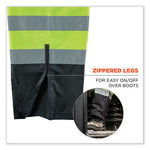 Load image into Gallery viewer, Glowear 8915bk Class E Hi-vis Rain Pants Black Bottom, Medium, Lime, Ships In 1-3 Business Days