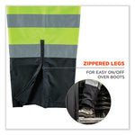 Load image into Gallery viewer, Glowear 8915bk Class E Hi-vis Rain Pants Black Bottom, 4x-large, Lime, Ships In 1-3 Business Days