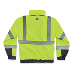 Load image into Gallery viewer, Glowear 8381 Class 3 Hi-vis 4-in-1 Quilted Bomber Jacket, Lime, Small, Ships In 1-3 Business Days