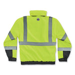 Load image into Gallery viewer, Glowear 8381 Class 3 Hi-vis 4-in-1 Quilted Bomber Jacket, Lime, Large, Ships In 1-3 Business Days