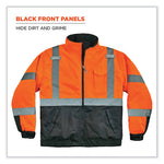 Load image into Gallery viewer, Glowear 8377 Class 3 Hi-vis Quilted Bomber Jacket, Orange, Small, Ships In 1-3 Business Days