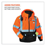 Load image into Gallery viewer, Glowear 8377 Class 3 Hi-vis Quilted Bomber Jacket, Orange, Medium, Ships In 1-3 Business Days