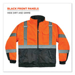 Load image into Gallery viewer, Glowear 8377 Class 3 Hi-vis Quilted Bomber Jacket, Orange, X-large, Ships In 1-3 Business Days