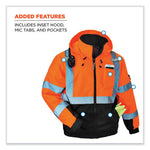 Load image into Gallery viewer, Glowear 8377 Class 3 Hi-vis Quilted Bomber Jacket, Orange, 5x-large, Ships In 1-3 Business Days