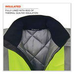 Load image into Gallery viewer, Glowear 8377 Class 3 Hi-vis Quilted Bomber Jacket, Lime, Small, Ships In 1-3 Business Days