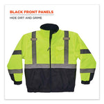 Load image into Gallery viewer, Glowear 8377 Class 3 Hi-vis Quilted Bomber Jacket, Lime, 5x-large, Ships In 1-3 Business Days