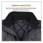 Load image into Gallery viewer, Glowear 8377ev Non-certified Hi-vis Quilted Bomber Jacket, Black, 5x-large, Ships In 1-3 Business Days