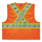Load image into Gallery viewer, Glowear 8235zx Class 2 Two-tone X-back Vest, Polyester, Small/medium, Orange, Ships In 1-3 Business Days