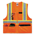 Load image into Gallery viewer, Glowear 8235zx Class 2 Two-tone X-back Vest, Polyester, Small/medium, Orange, Ships In 1-3 Business Days