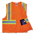Load image into Gallery viewer, Glowear 8235zx Class 2 Two-tone X-back Vest, Polyester, Small/medium, Orange, Ships In 1-3 Business Days