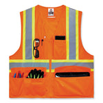 Load image into Gallery viewer, Glowear 8235zx Class 2 Two-tone X-back Vest, Polyester, 2x-large/3x-large, Orange, Ships In 1-3 Business Days