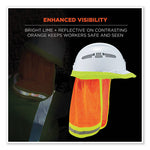 Load image into Gallery viewer, Glowear 8005 Hi-vis Hard Hat Neck Shade, 20 X 12.5, Orange, Ships In 1-3 Business Days