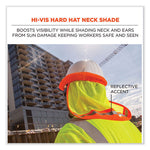 Load image into Gallery viewer, Glowear 8005 Hi-vis Hard Hat Neck Shade, 20 X 12.5, Lime, Ships In 1-3 Business Days