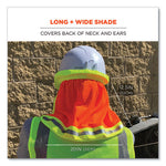 Load image into Gallery viewer, Glowear 8005 Hi-vis Hard Hat Neck Shade, 20 X 12.5, Lime, Ships In 1-3 Business Days