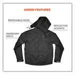 Load image into Gallery viewer, N-ferno 6467 Winter Work Jacket With 300d Polyester Shell, Small, Black, Ships In 1-3 Business Days