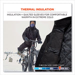 Load image into Gallery viewer, N-ferno 6467 Winter Work Jacket With 300d Polyester Shell, Large, Black, Ships In 1-3 Business Days
