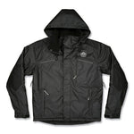 Load image into Gallery viewer, N-ferno 6467 Winter Work Jacket With 300d Polyester Shell, Large, Black, Ships In 1-3 Business Days