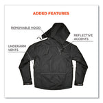 Load image into Gallery viewer, N-ferno 6467 Winter Work Jacket With 300d Polyester Shell, X-large, Black, Ships In 1-3 Business Days