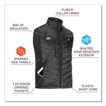Load image into Gallery viewer, N-ferno 6495 Rechargeable Heated Vest With Batter Power Bank, Fleece/polyester, Small, Black, Ships In 1-3 Business Days
