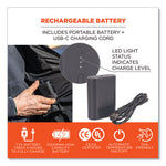 Load image into Gallery viewer, N-ferno 6495 Rechargeable Heated Vest With Battery Power Bank, Fleece/polyester, Large, Black, Ships In 1-3 Business Days