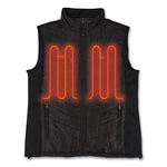 Load image into Gallery viewer, N-ferno 6495 Rechargeable Heated Vest With Battery Power Bank, Fleece/polyester, X-large, Black, Ships In 1-3 Business Days