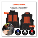 Load image into Gallery viewer, N-ferno 6495 Rechargeable Heated Vest With Battery Power Bank, Fleece/polyester, 3x-large, Black, Ships In 1-3 Business Days