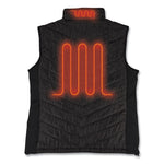 Load image into Gallery viewer, N-ferno 6495 Rechargeable Heated Vest With Battery Power Bank, Fleece/polyester, 4x-large, Black, Ships In 1-3 Business Days