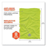 Load image into Gallery viewer, Chill-its 6487 Cooling Performance Knit Multi-band, Polyester/spandex, One Size, Hi-vis Lime, Ships In 1-3 Business Days