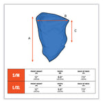 Load image into Gallery viewer, Chill-its 6483 Cooling Neck Gaiter Bandana Pocket, Polyester/spandex, Large/x-large, Blue, Ships In 1-3 Business Days